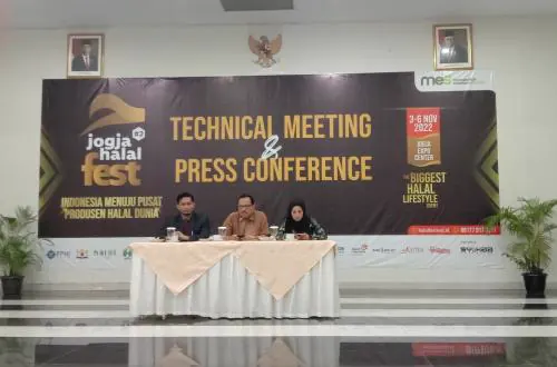 Konferensi pers penyelenggaraan Jogja Halal Fest 2